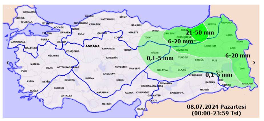 Sağanak geliyor! Meteoroloji saat verip 3 ile yeni uyarı yaptı 3